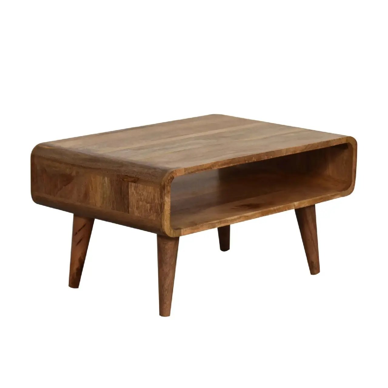 Solid Wood Open Media Unit by Unique Piece Furniture