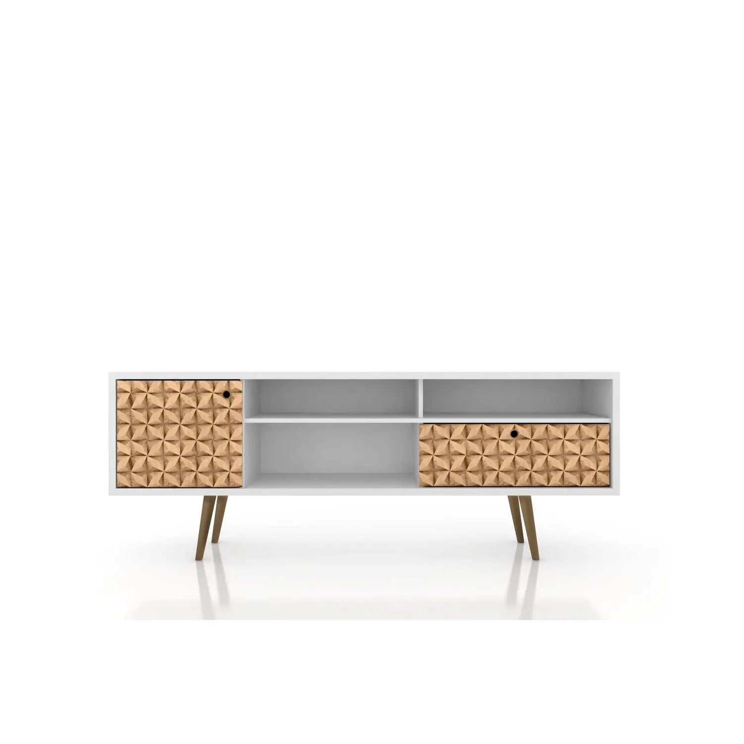 Liberty - TV Stand With 3 Open Shelves by HouseOfZazla