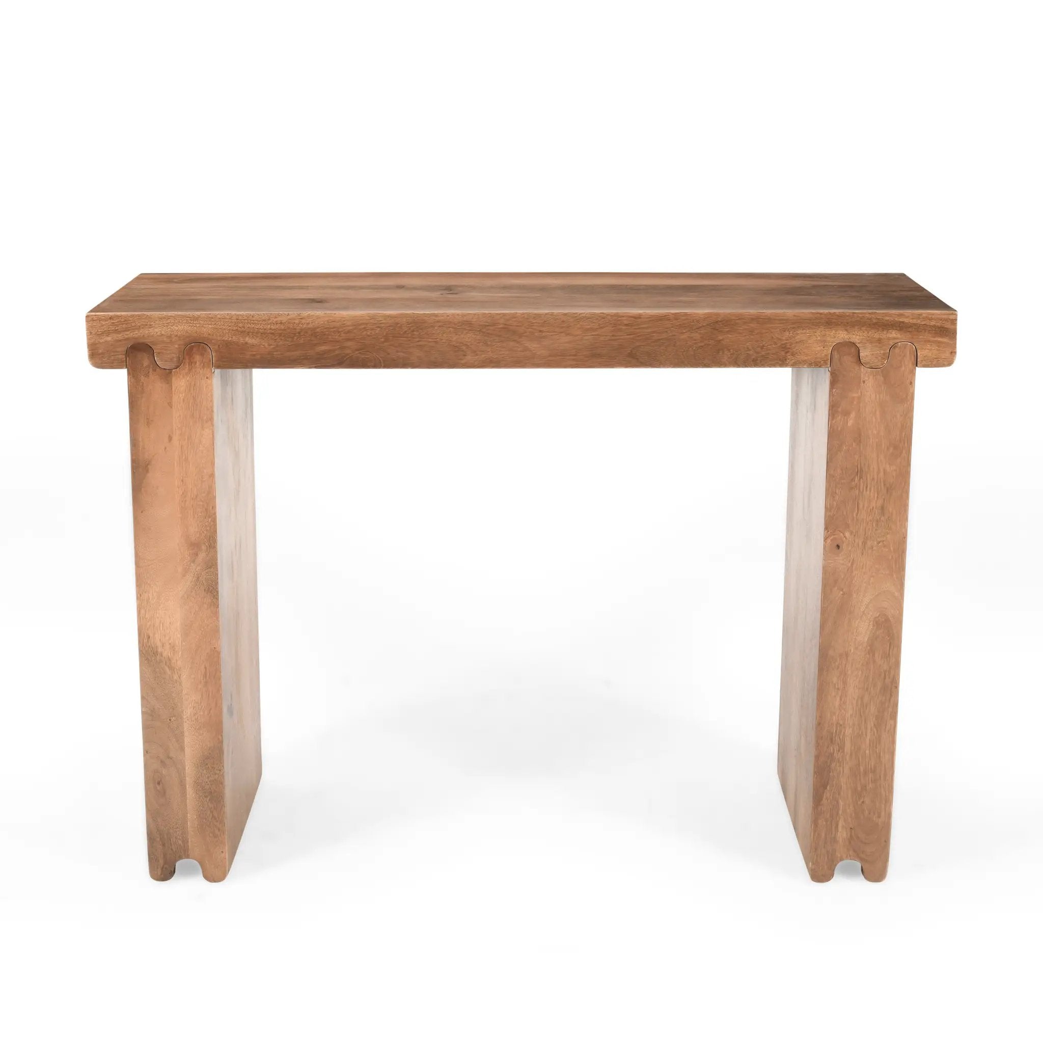 TREXM Console Table in Honey Finish by HouseOfZazla