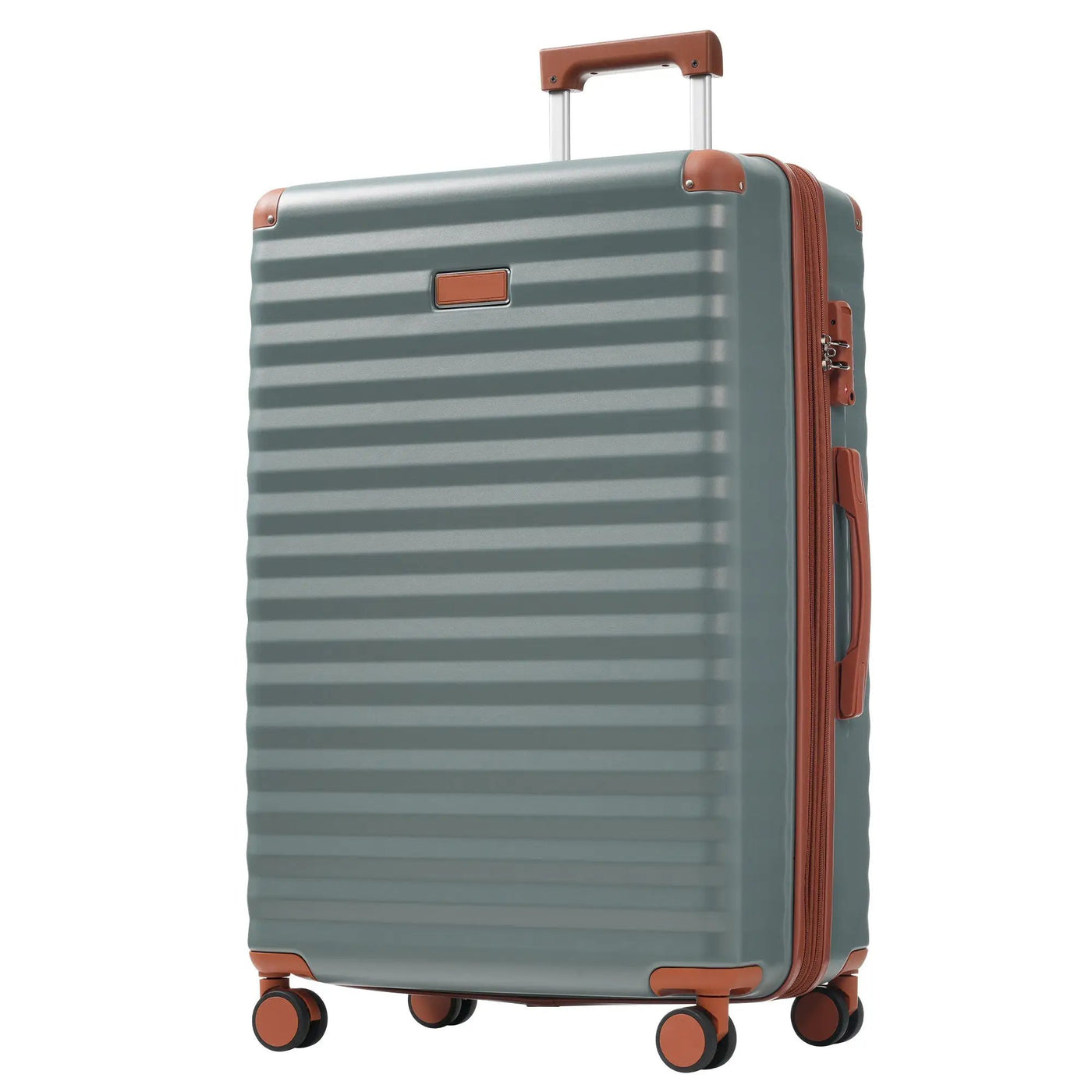 Deluxe 5-Piece Hard-Side Luggage Set with USB and TSA Locks by HouseOfZazla