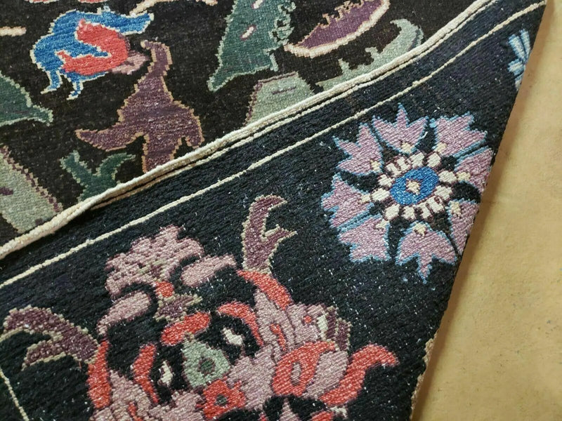 4' 5" X 16' 1" Antique Karabagh Caucasian Rug Handmade Wool Carpet Organic Dye by Jewel Rugs