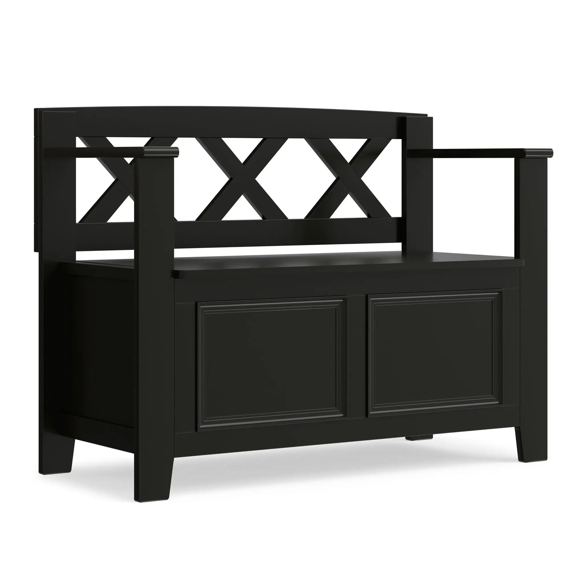Amherst - Small Transitional Entryway Storage Bench by Unique Piece Furniture