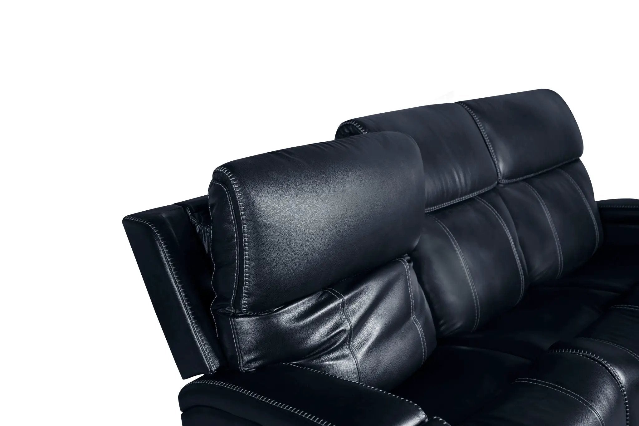 Glenwood - Sofa - Recliner With Power And Power Headrest And Lumbar by Unique Piece Furniture