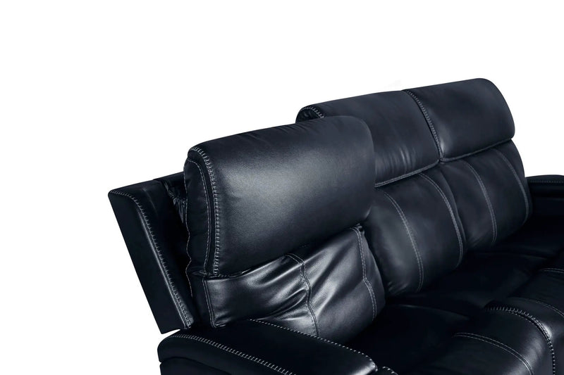 Glenwood - Sofa - Recliner With Power And Power Headrest And Lumbar by Unique Piece Furniture