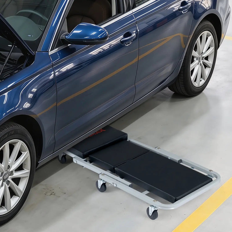 2-in-1 Mechanic Creeper and Z-Seat with 6 Swivel Casters by DirectDeals