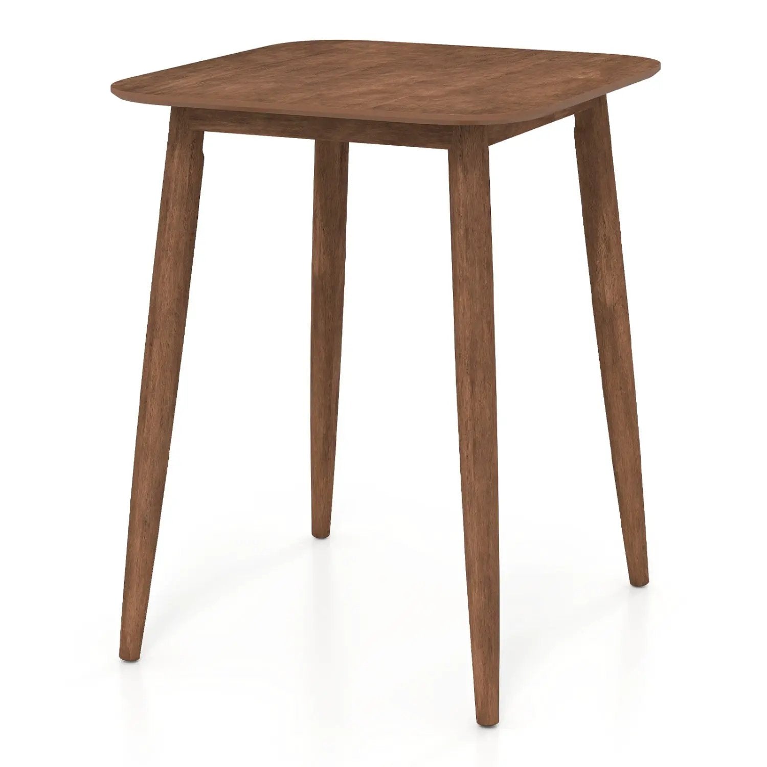 Counter Height Bar Table 36" with Solid Rubberwood Legs by DirectDeals