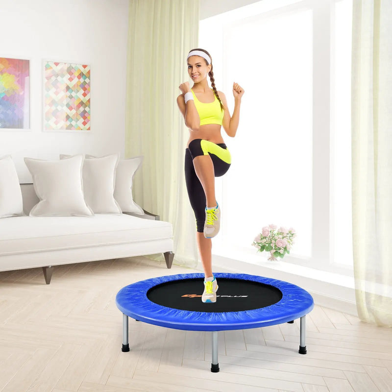 36 Inch Mini Folding Trampoline Portable Recreational Fitness Rebounder by DirectDeals