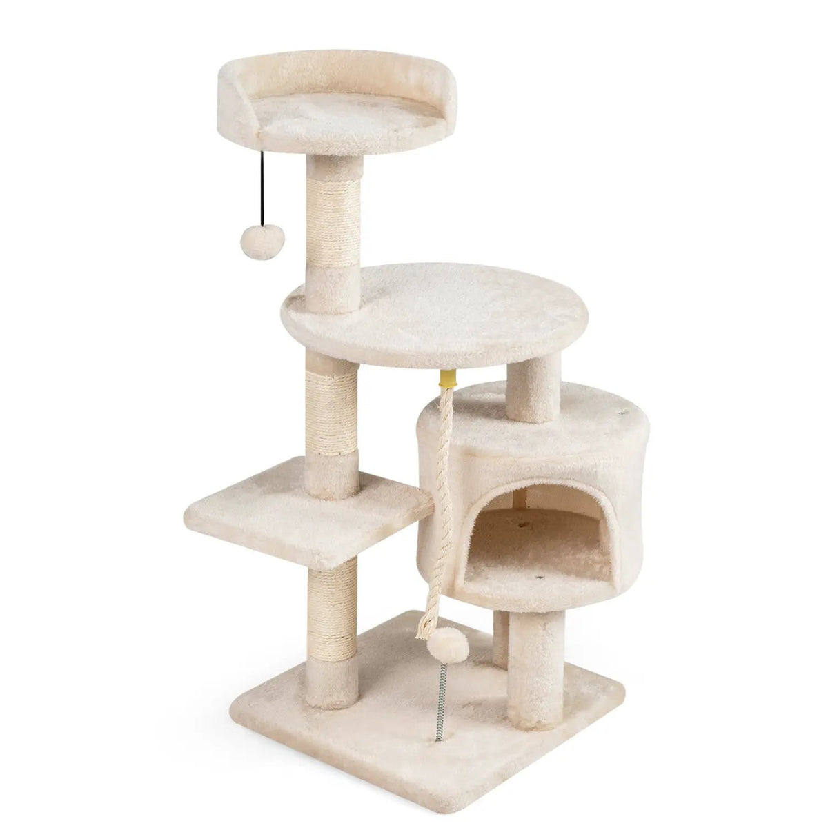 36 Inch Tall Kitten Tower with Condo and Plush Perch, photo 3 of 3
