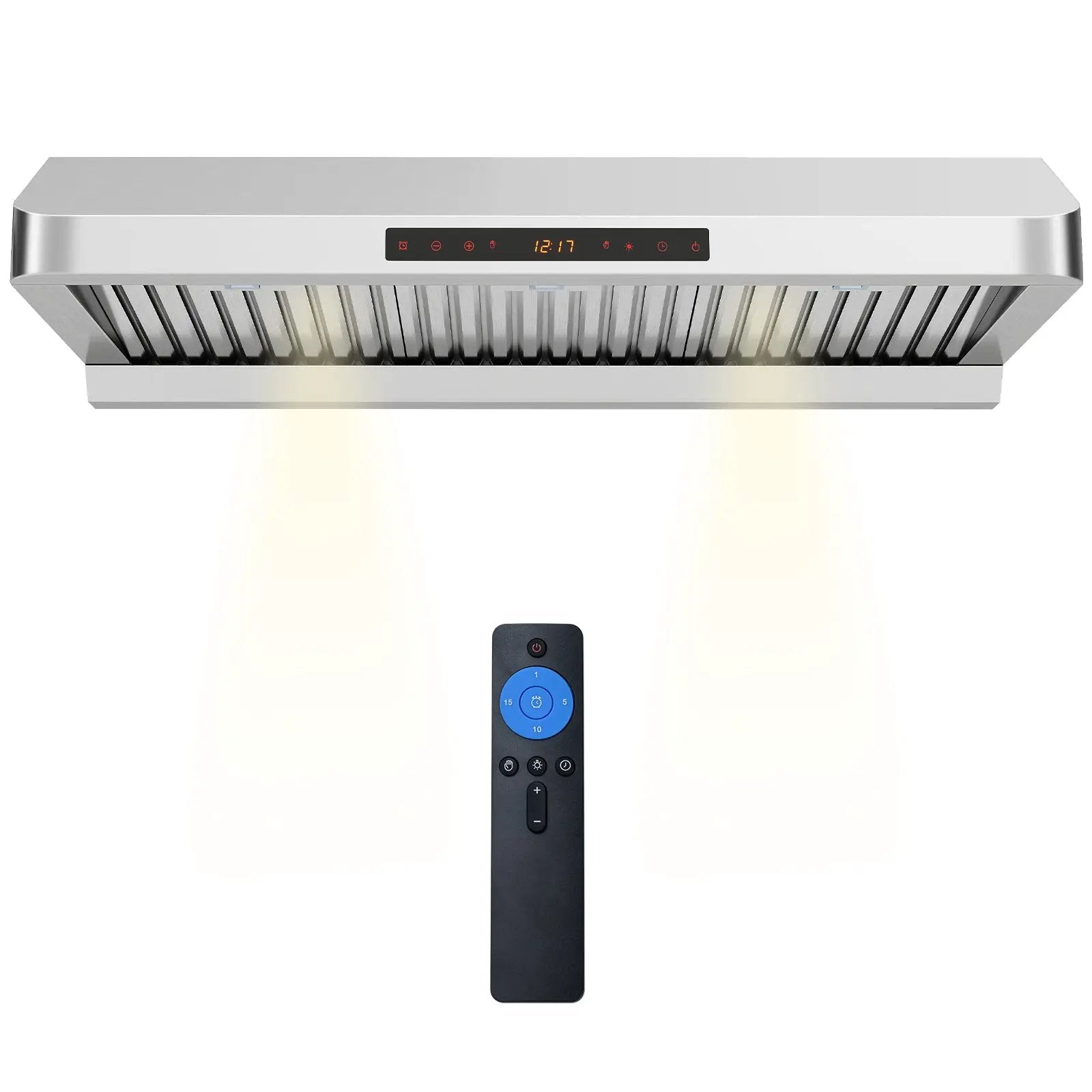 36 Inch Under Cabinet Range Hood 900 CFM Kitchen Stove Vent with Oil Collector-Silver by DirectDeals