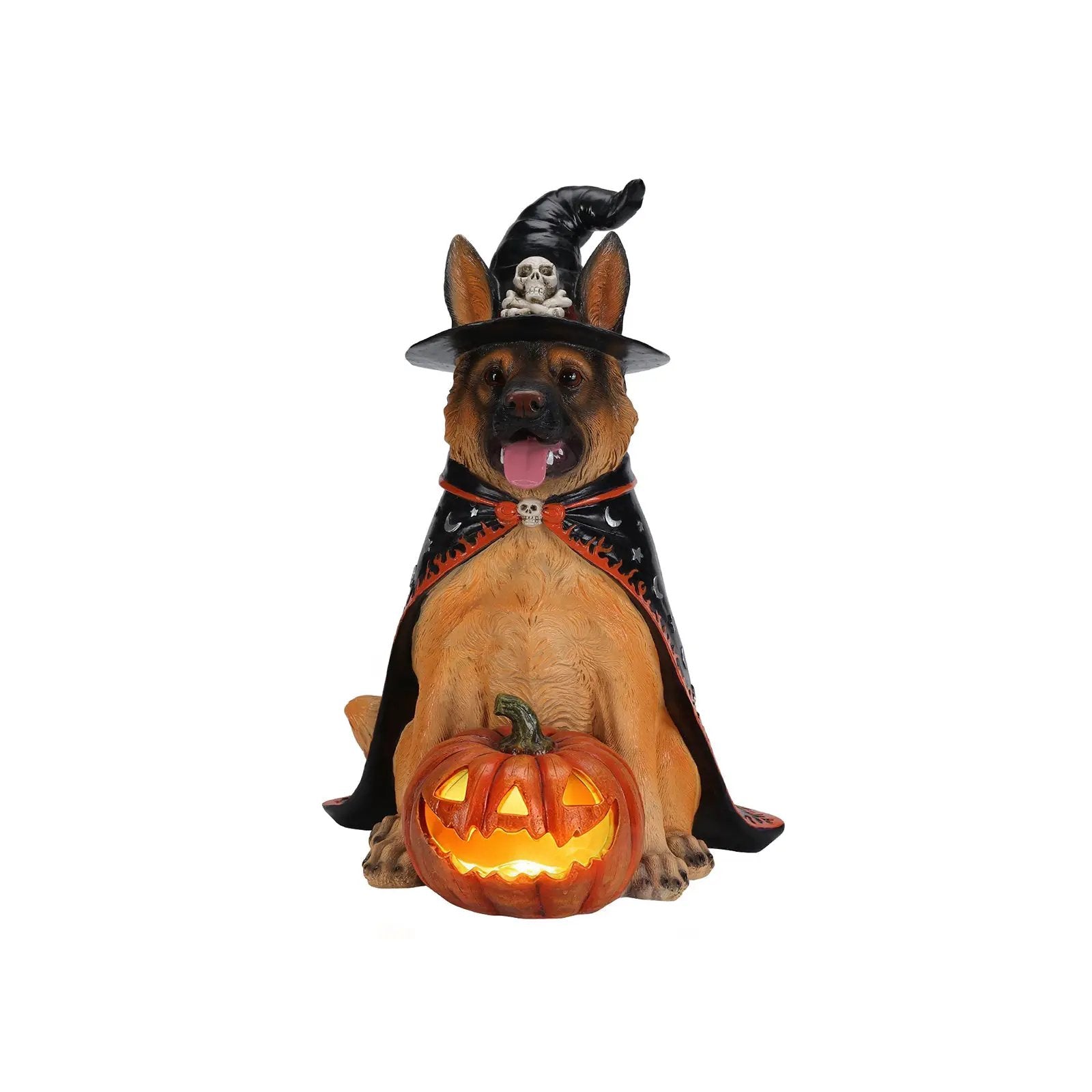 Halloween German Shepherd Dog Statue by HouseOfZazla