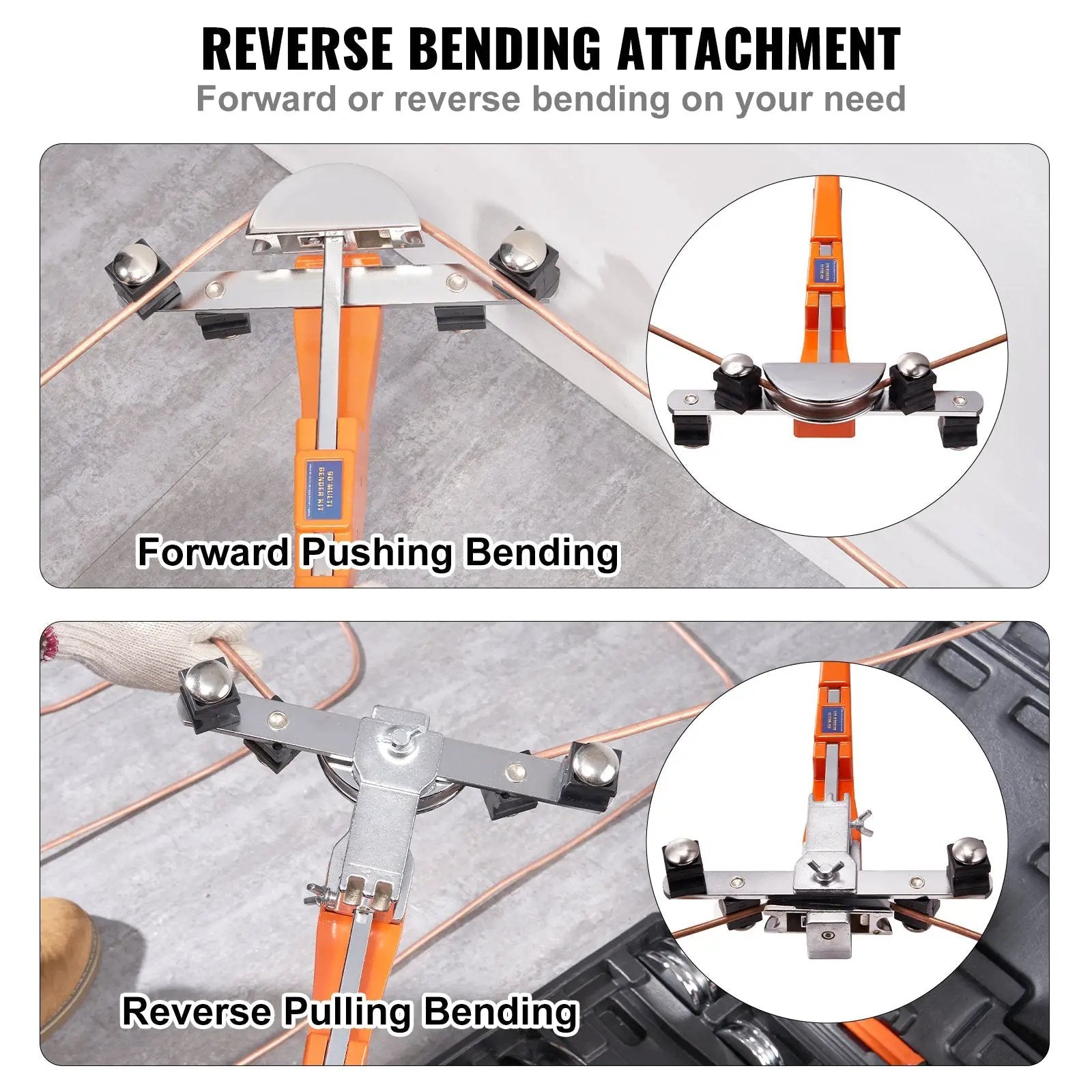 Pipe Tube Bender, 1/4"-7/8" O.D. Ratcheting Tubing Bender by HouseOfZazla
