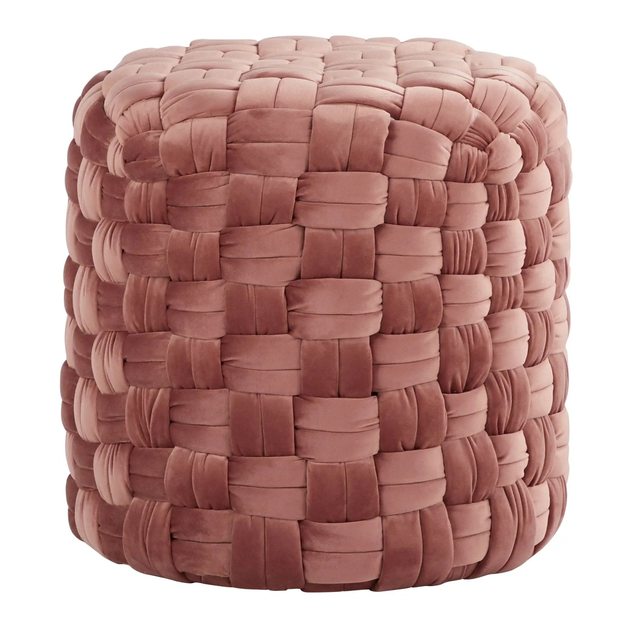 Braided - Versatile Round Ottoman by Unique Piece Furniture