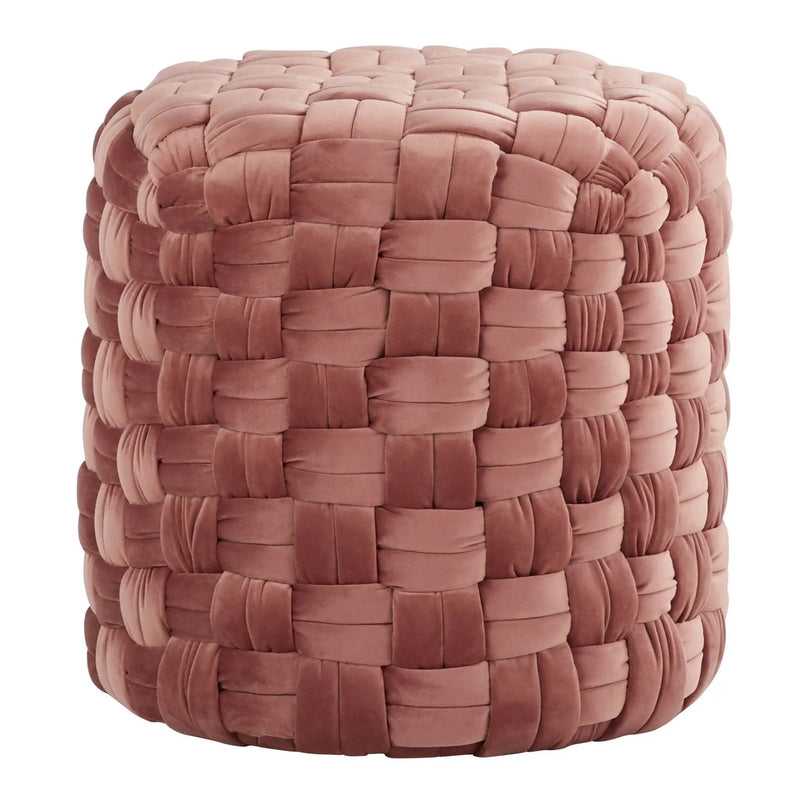 Braided - Versatile Round Ottoman by Unique Piece Furniture