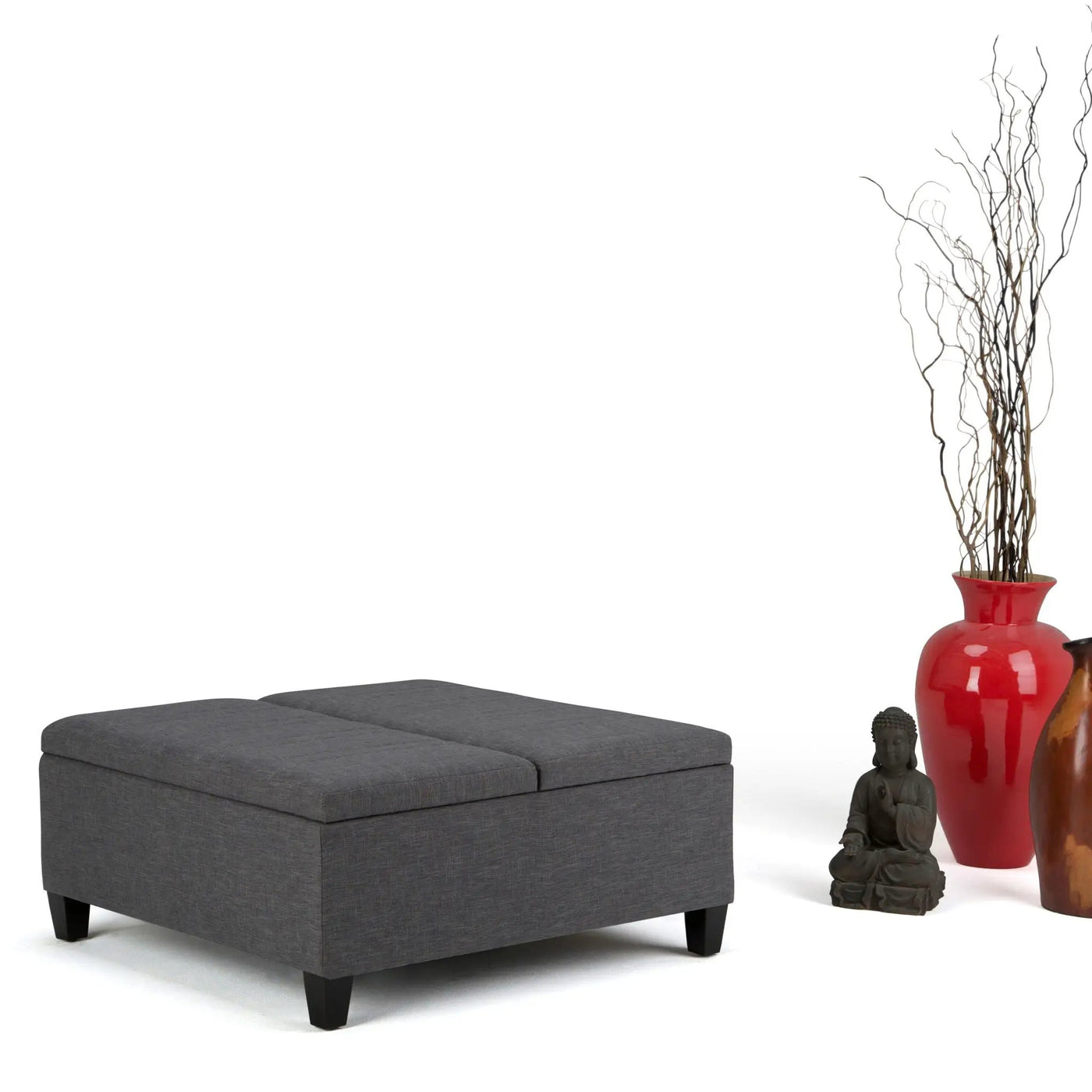 Ellis - Coffee Table Storage Ottoman Contemporary Design by Unique Piece Furniture