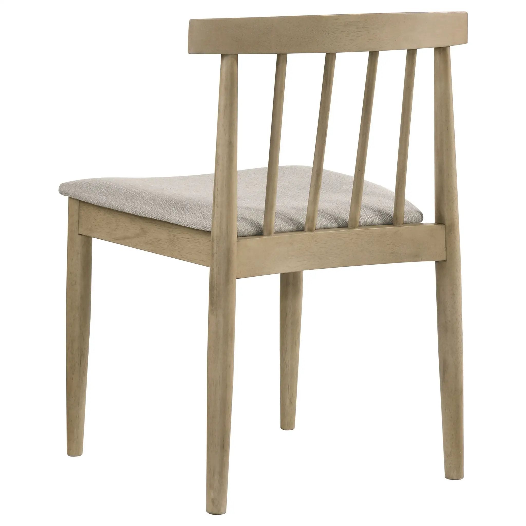 Cullen Dining Side Chair Upholstered Seat Natural Oak (Set of 2) by Unique Piece Furniture