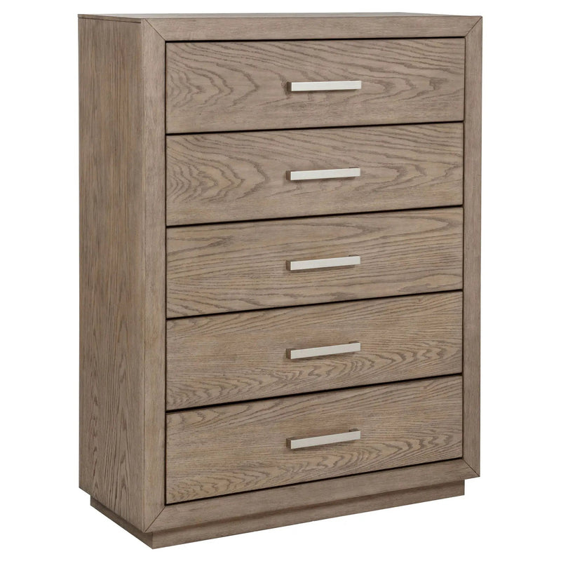 Kenora 5-drawer Bedroom Chest Barley Brown by Unique Piece Furniture