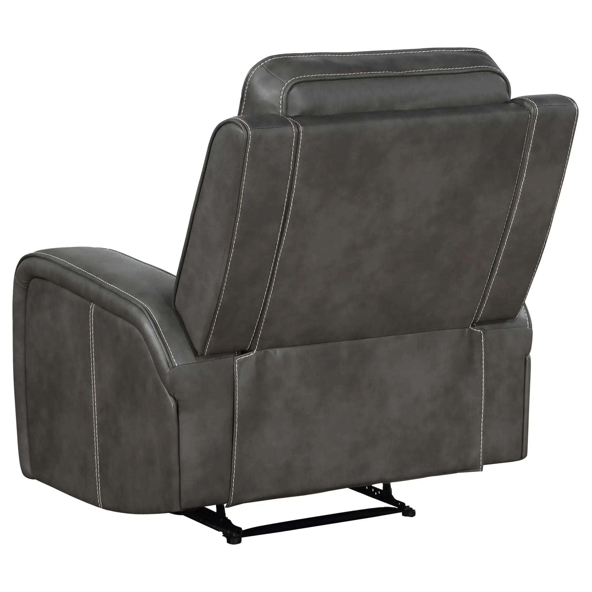 Forrest - Recliner Chair With Tufted Upholstery - Gray by Unique Piece Furniture