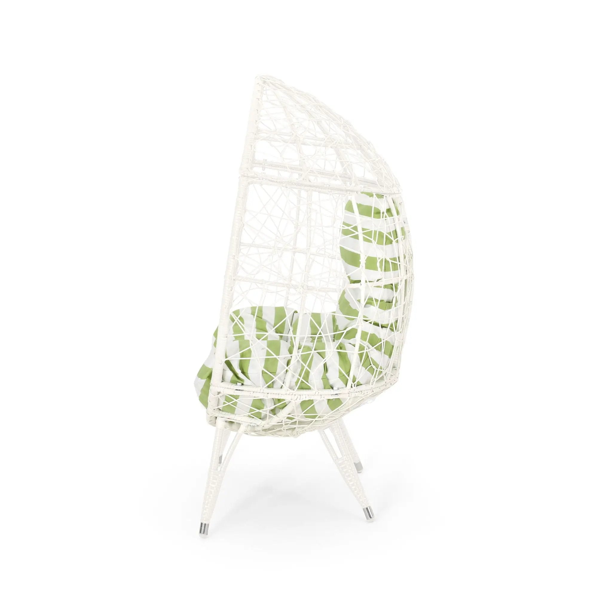 Cosmos - Round Hammered Iron Teardrop Chair by HouseOfZazla