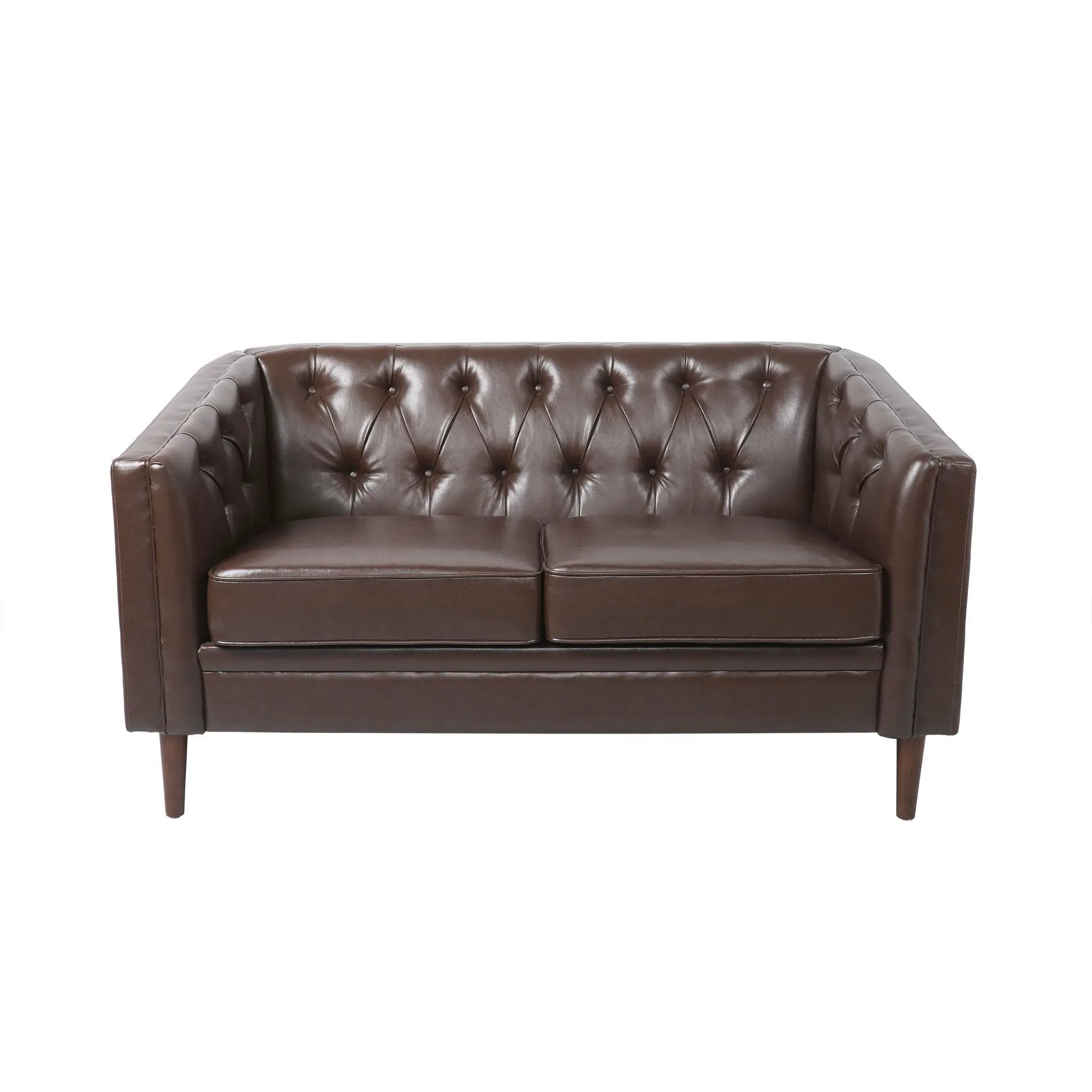 Sophisticated Loveseat With Diamond Stitched Detailing by HouseOfZazla