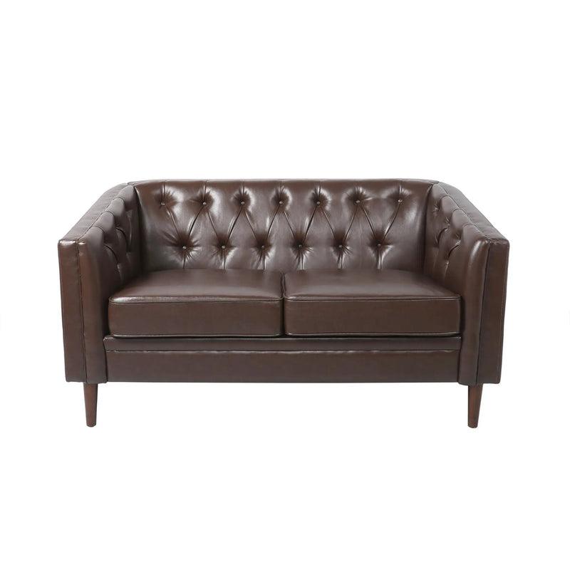 Sophisticated Loveseat With Diamond Stitched Detailing by HouseOfZazla