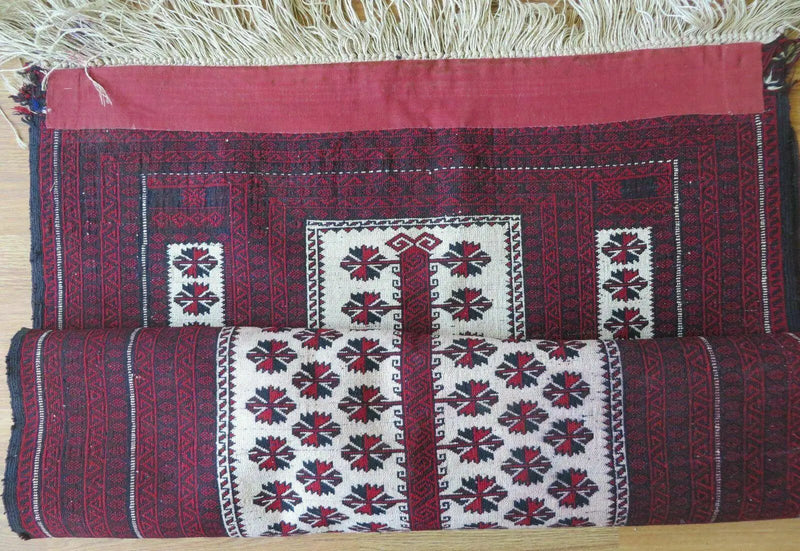 3' X 5' Handmade Fine Knotted Balouch Turkoman Prayer Silk Wool Rug by Jewel Rugs
