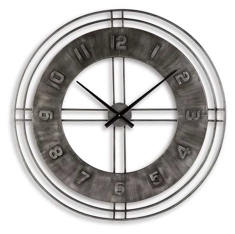 Ana Sofia - Wall Clock - Antique Gray by Unique Piece Furniture