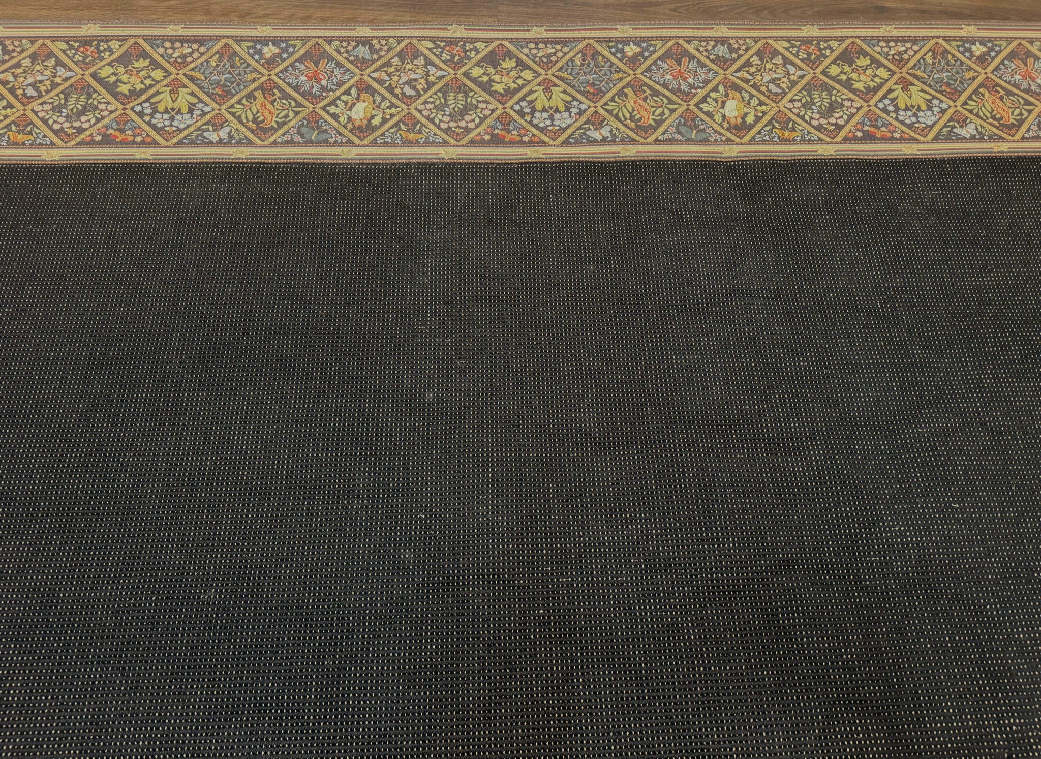 Palace Sized Stark Area Rug 12x19, Black Carpet by Jewel Rugs