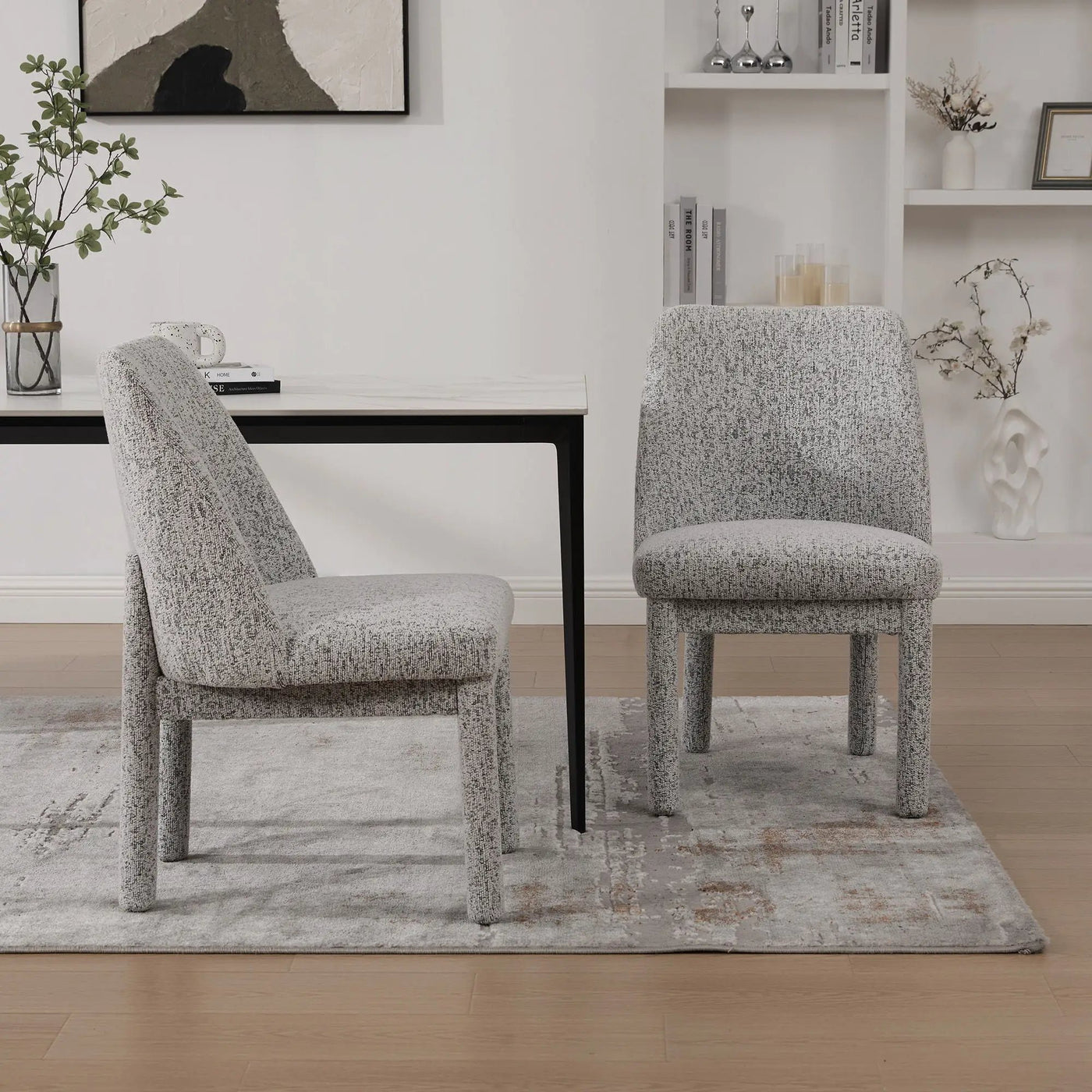 Wide Minimalist Dining Chair by HouseOfZazla