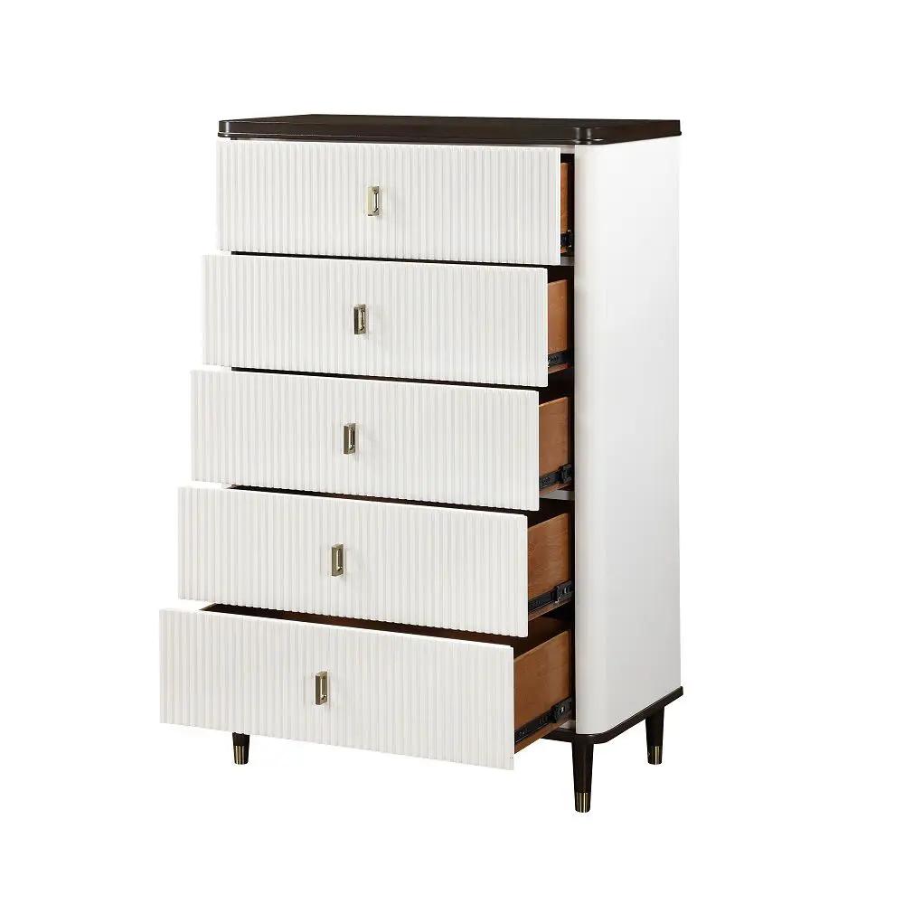 Carena - Chest - White & Brown by Unique Piece Furniture
