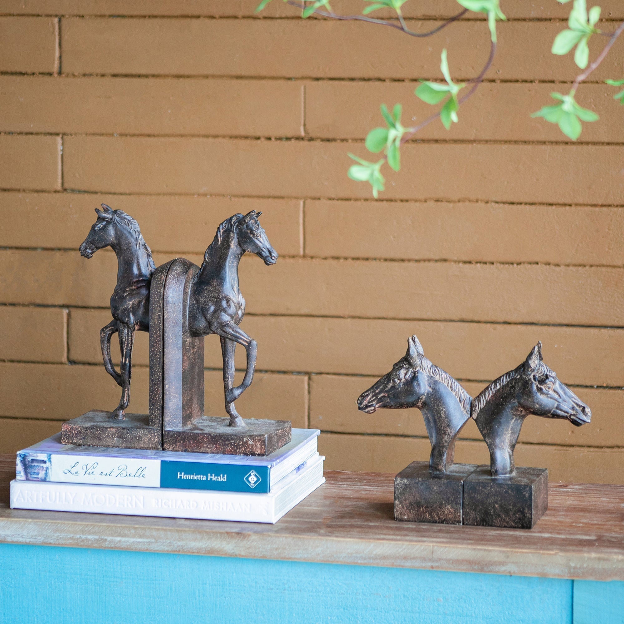 S/2 5.1x4x8' Horse Bookends by HouseOfZazla
