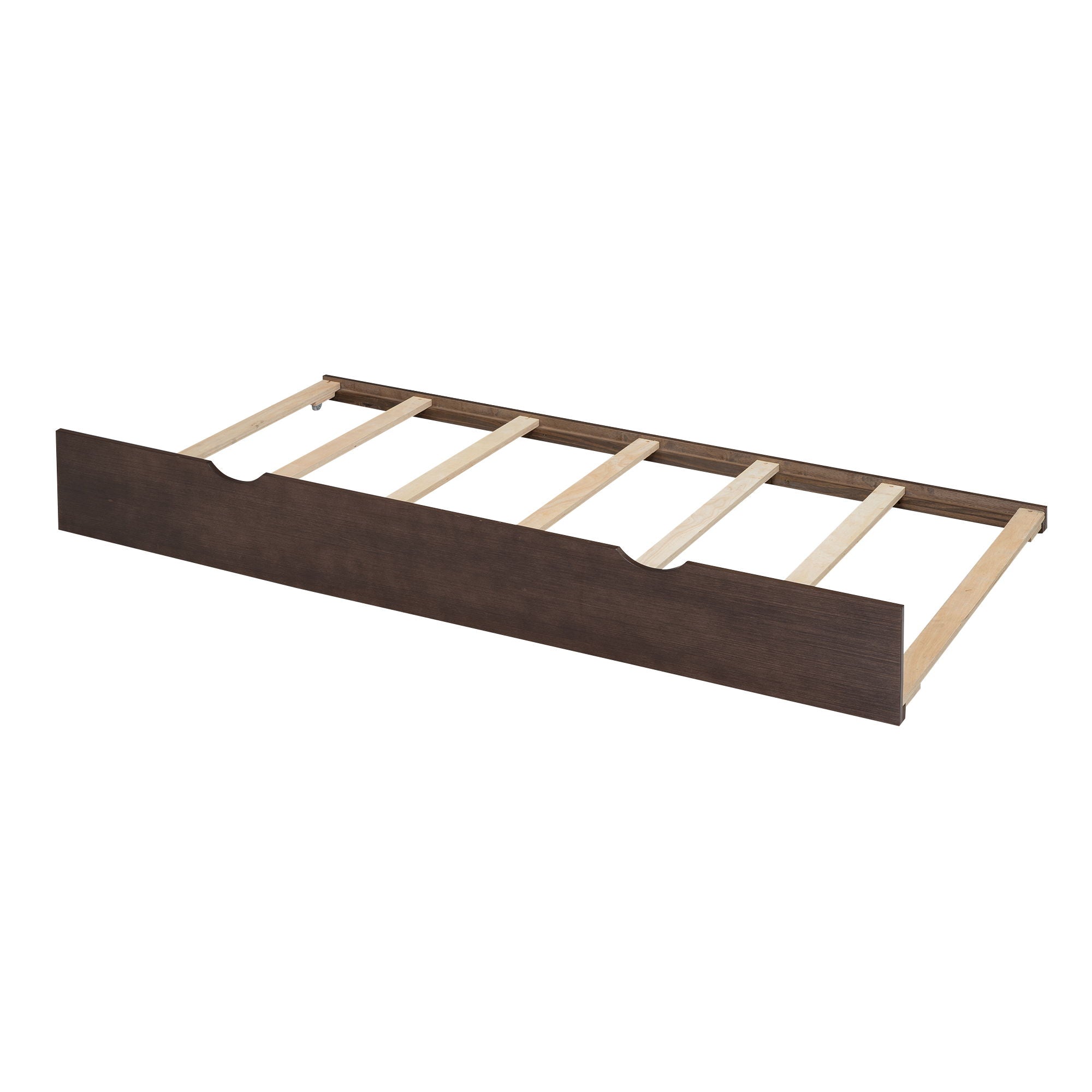 Storage Platform Bed With Pull Out Shelves, Trundle, And 2 Drawers by HouseOfZazla