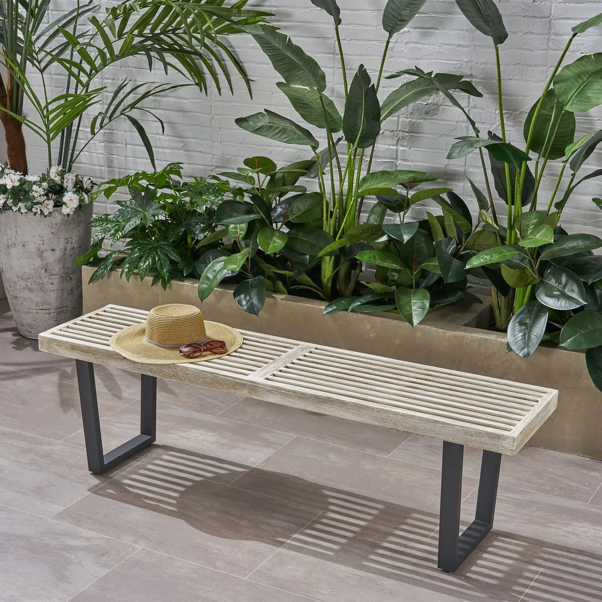 Intrinsic Outdoor Dining Bench With Slat Top by HouseOfZazla