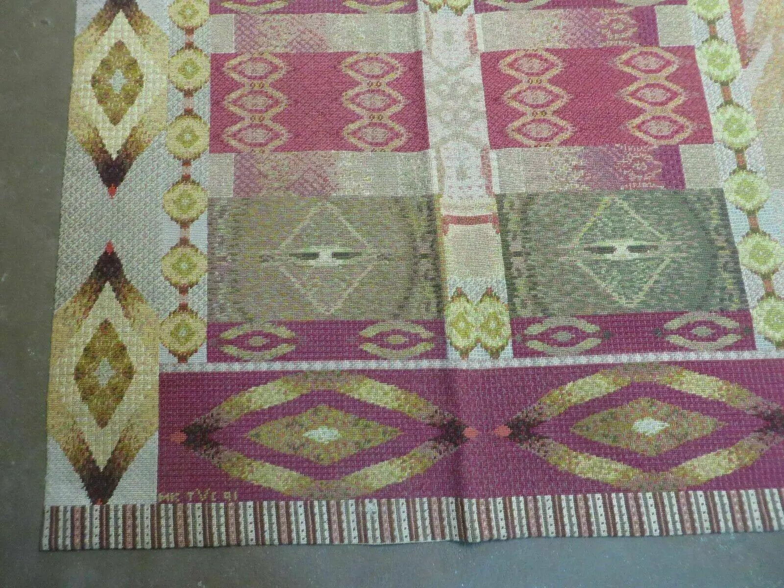 7' X 10' Michaelian & Kohlberg Handmade Aubusson Design Needlepoint Rug Rare by Jewel Rugs