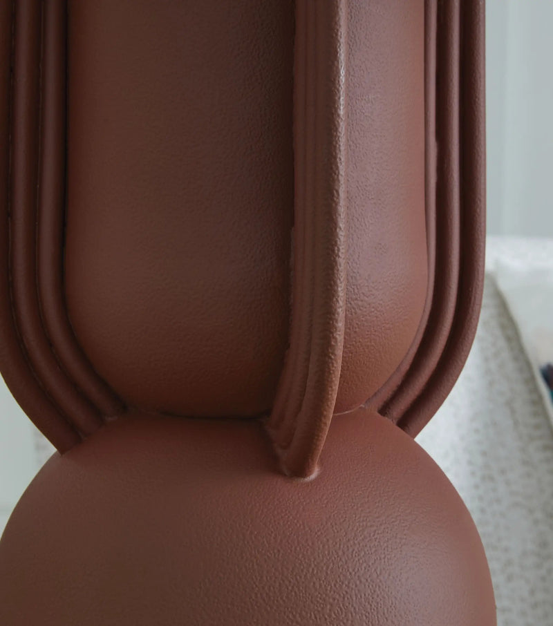 Rowandale - Metal Table Lamp - Brick Red by Unique Piece Furniture