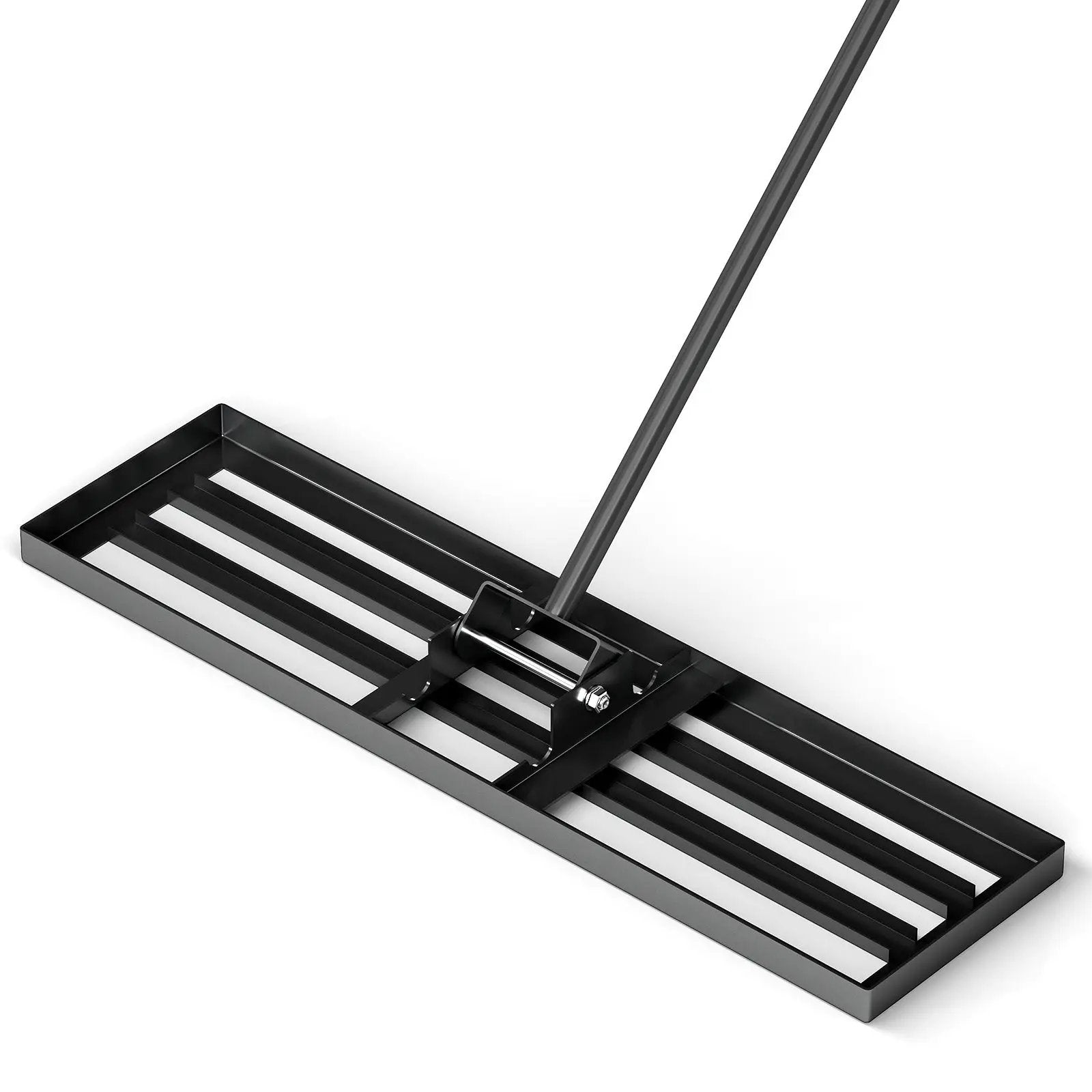 36 x 10 Inch Lawn Leveling Rake with Ergonomic Handle by DirectDeals