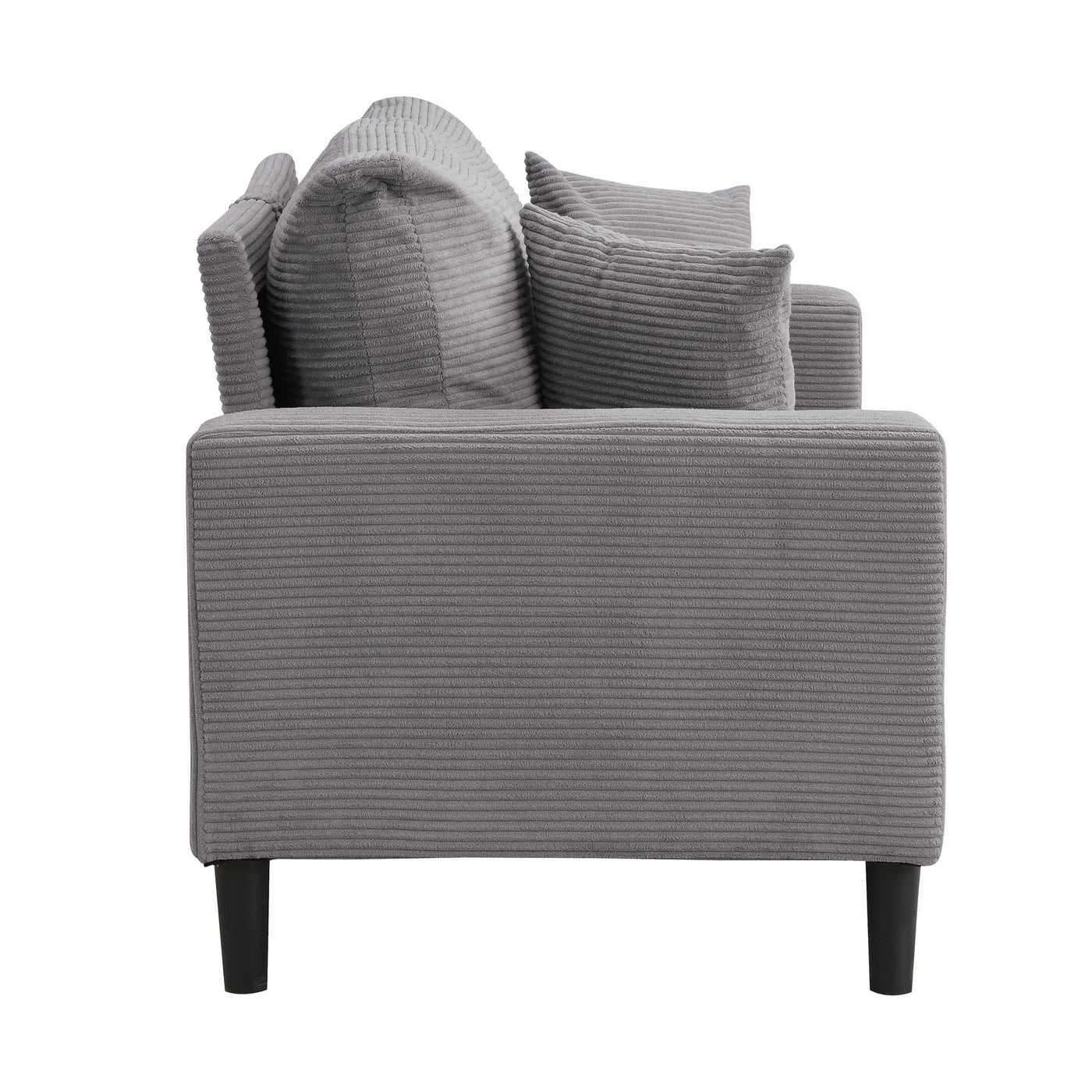 Modern Upholstered Loveseat Sofa, High Resilience by Unique Piece Furniture