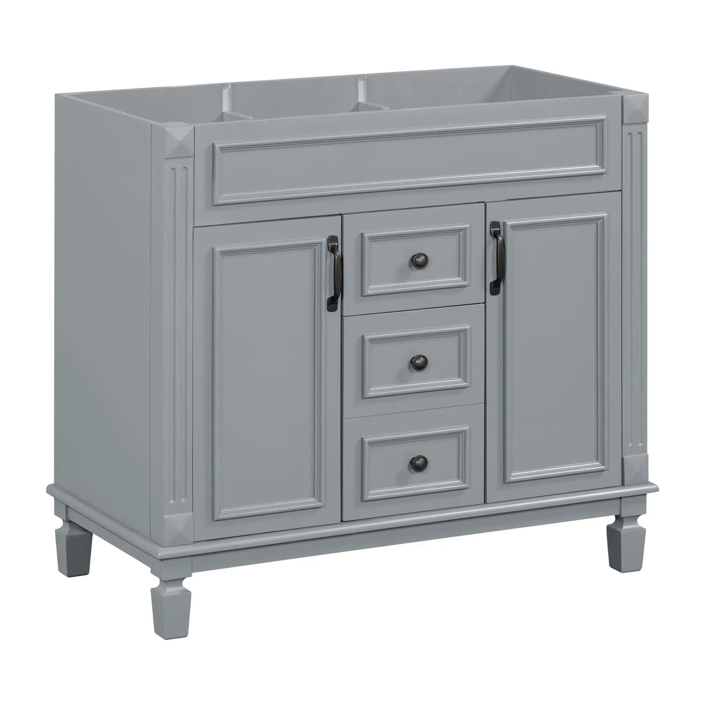 Bathroom Vanity Cabinet With 2 Soft Closing Doors And 2 Drawers by Unique Piece Furniture