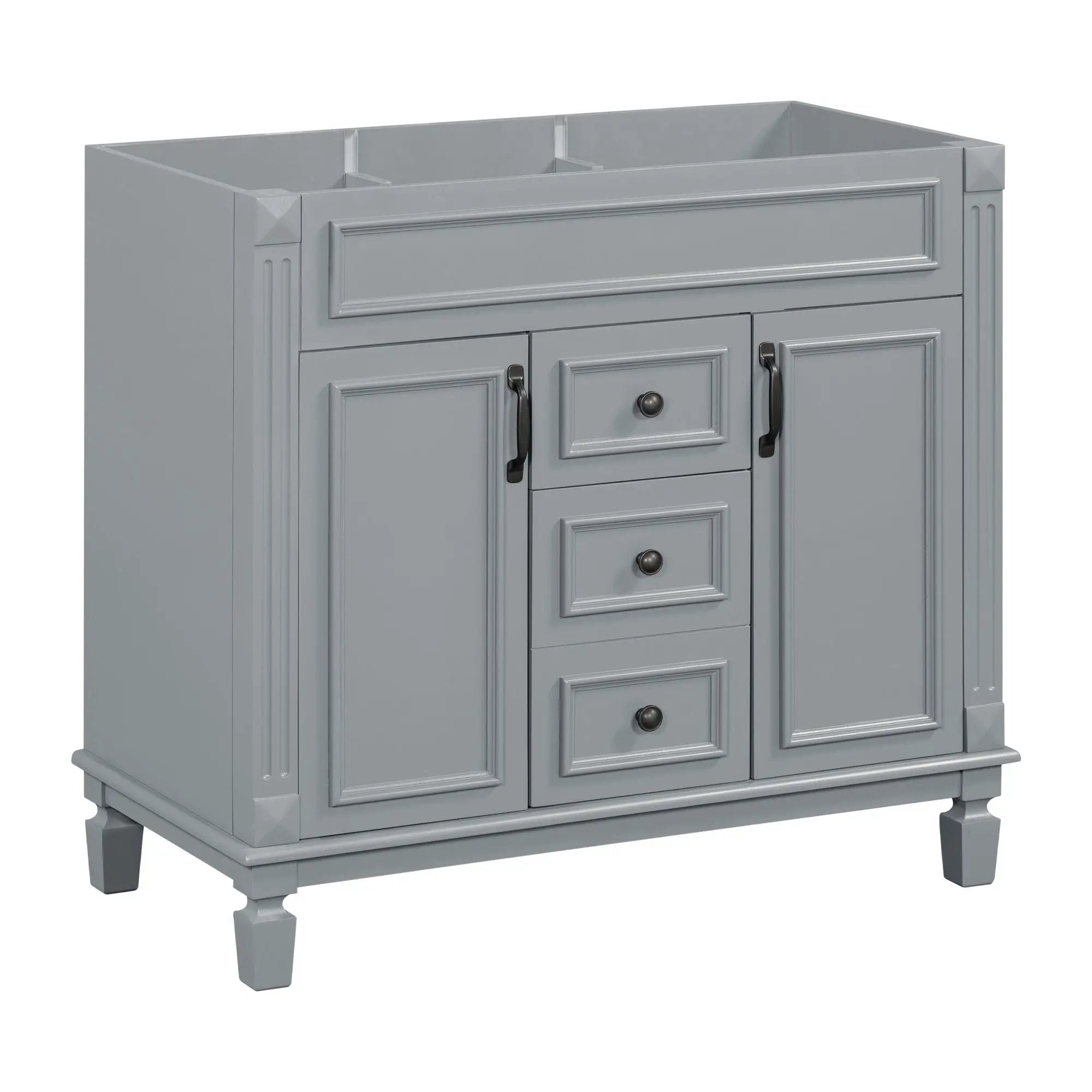 Bathroom Vanity Cabinet With 2 Soft Closing Doors And 2 Drawers by Unique Piece Furniture