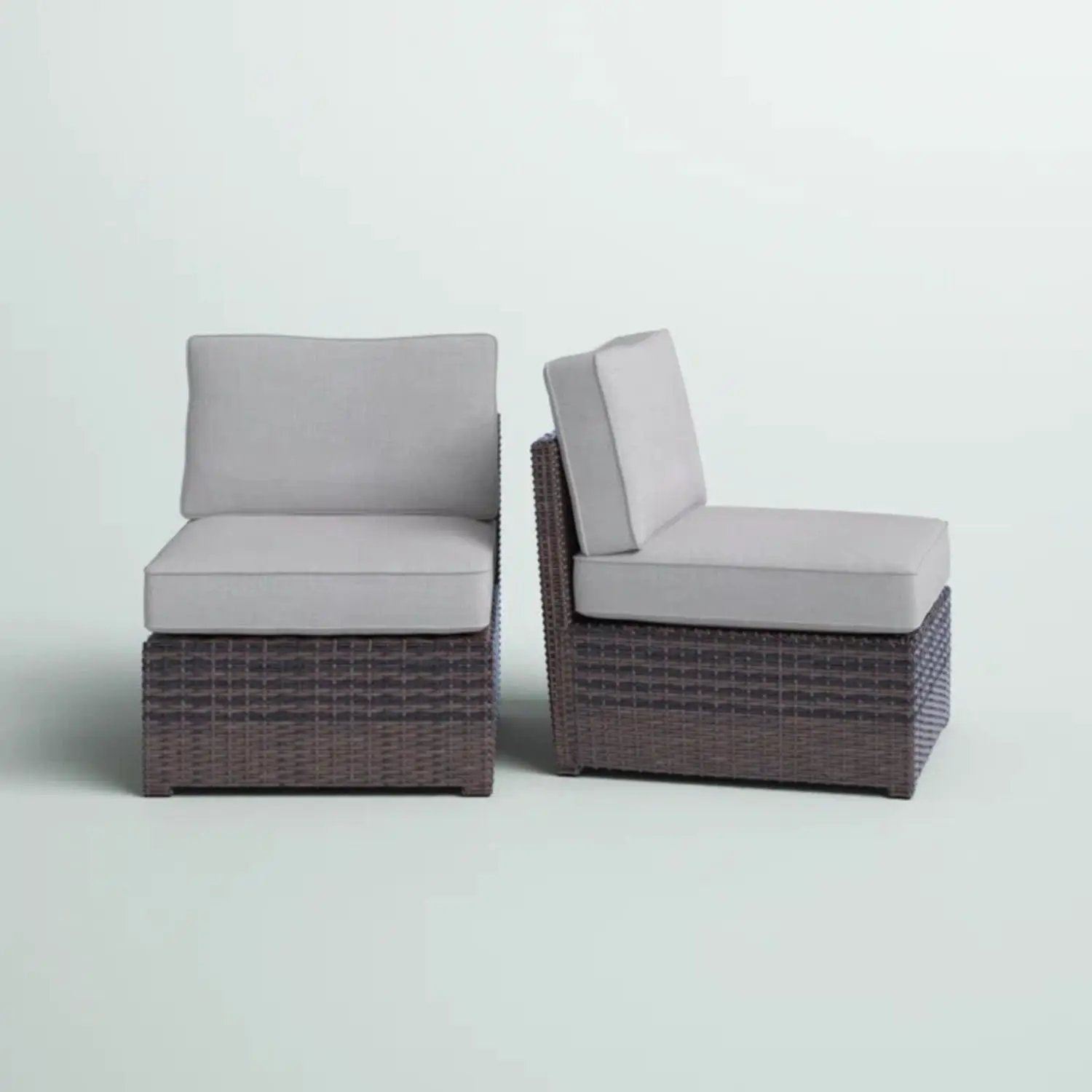 Armless Patio Chair With Cushions by Unique Piece Furniture