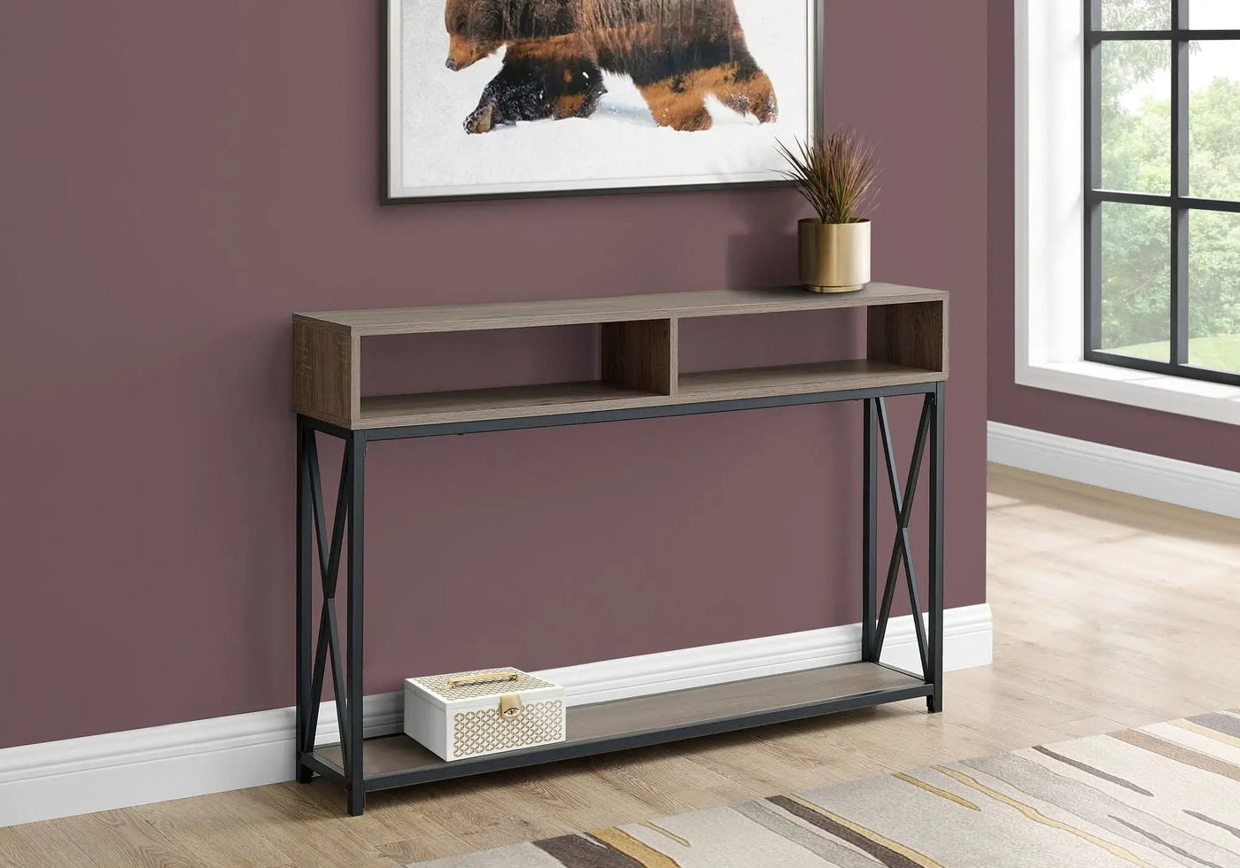 Accent Console Table For Entryway, Contemporary Design by HouseOfZazla
