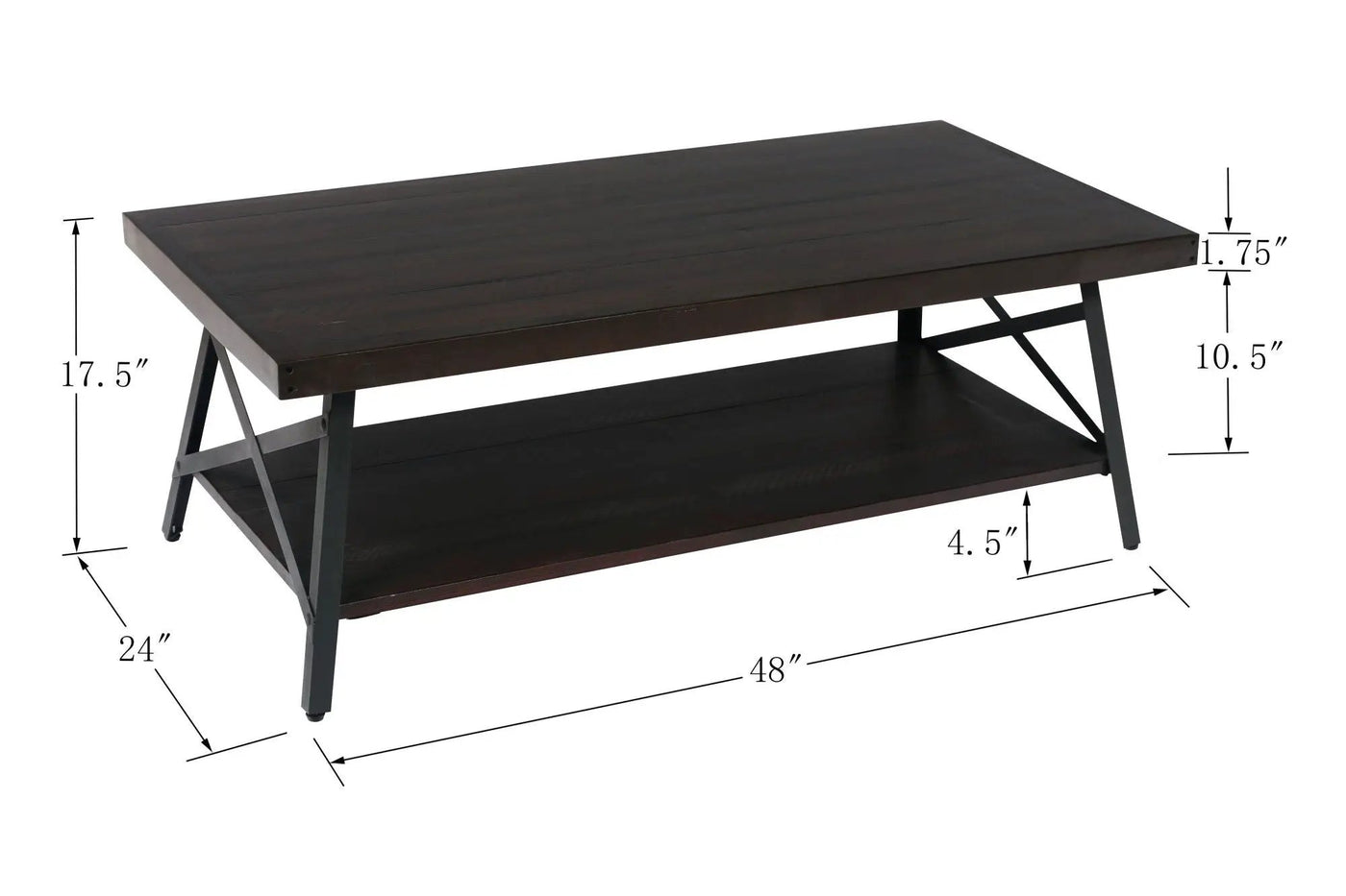 Modern Rustic Style Coffee Table by Unique Piece Furniture