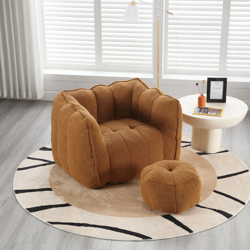 Soft Bean Bag Chair With High Resilient Foam by HouseOfZazla