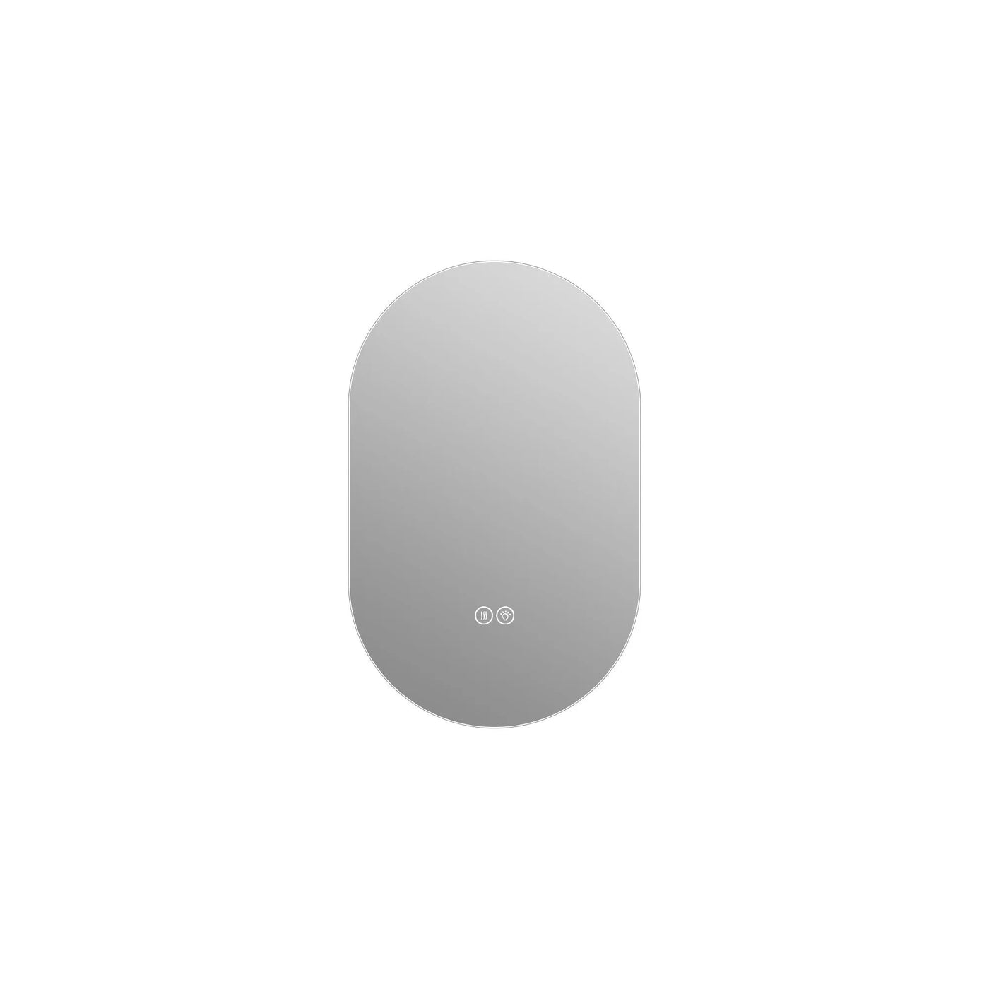 Smart Wall Mounted LED Touch Screen Mirror With Anti-Fog Function And Adjustable Lighting by Unique Piece Furniture