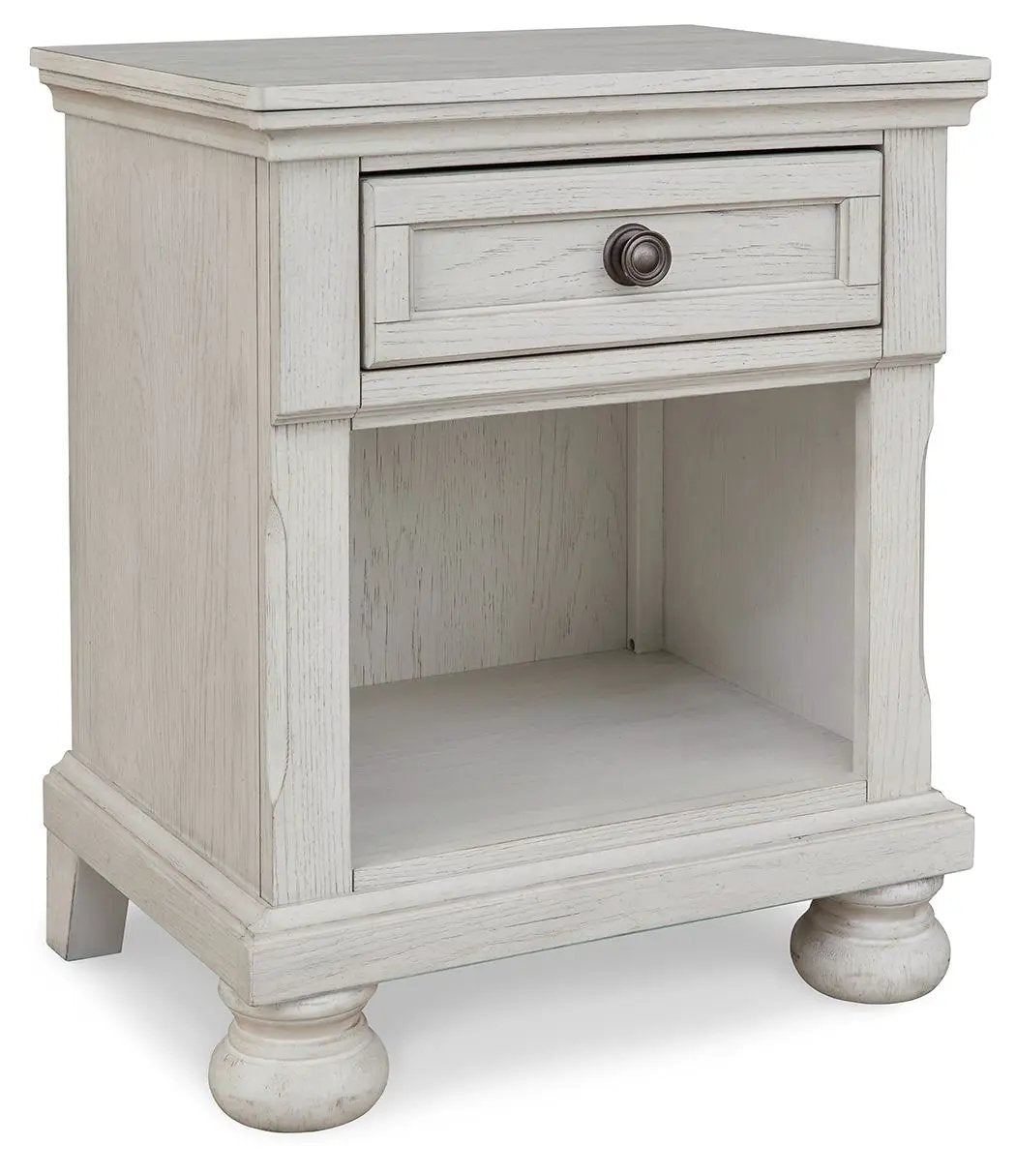 Robbinsdale - One Drawer Night Stand - Antique White by Unique Piece Furniture
