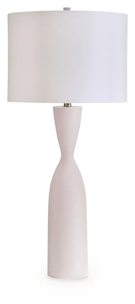 Davinford - Poly Table Lamp - White by Unique Piece Furniture