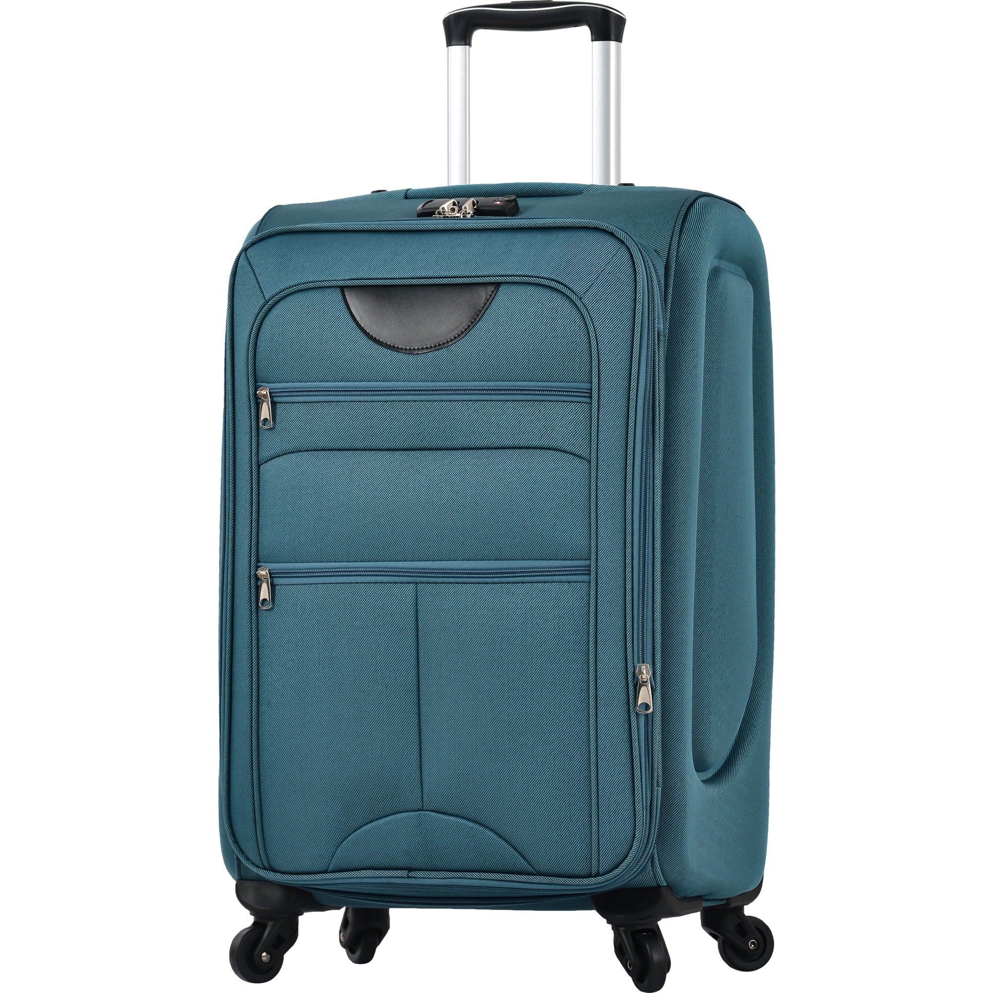 Softside Luggage Expandable 3 Piece Set Suitcase Upright Spinner Softshell Lightweight Luggage Travel Set by HouseOfZazla