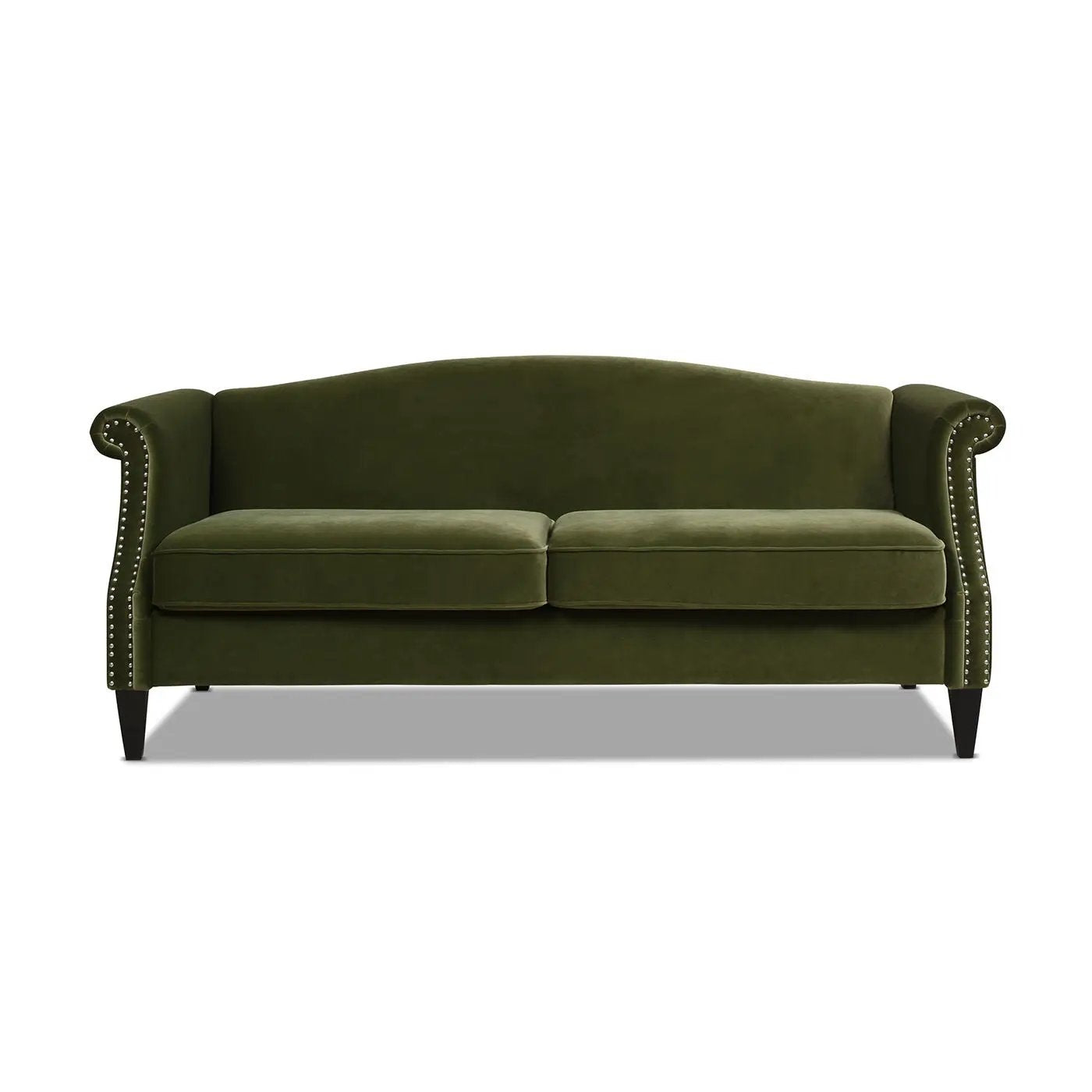 Elaine - Camel Back Small Space Sofa by HouseOfZazla
