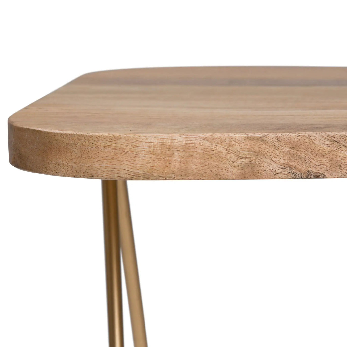 Patrice - Handcrafted Metal And Wood Accent Table by HouseOfZazla
