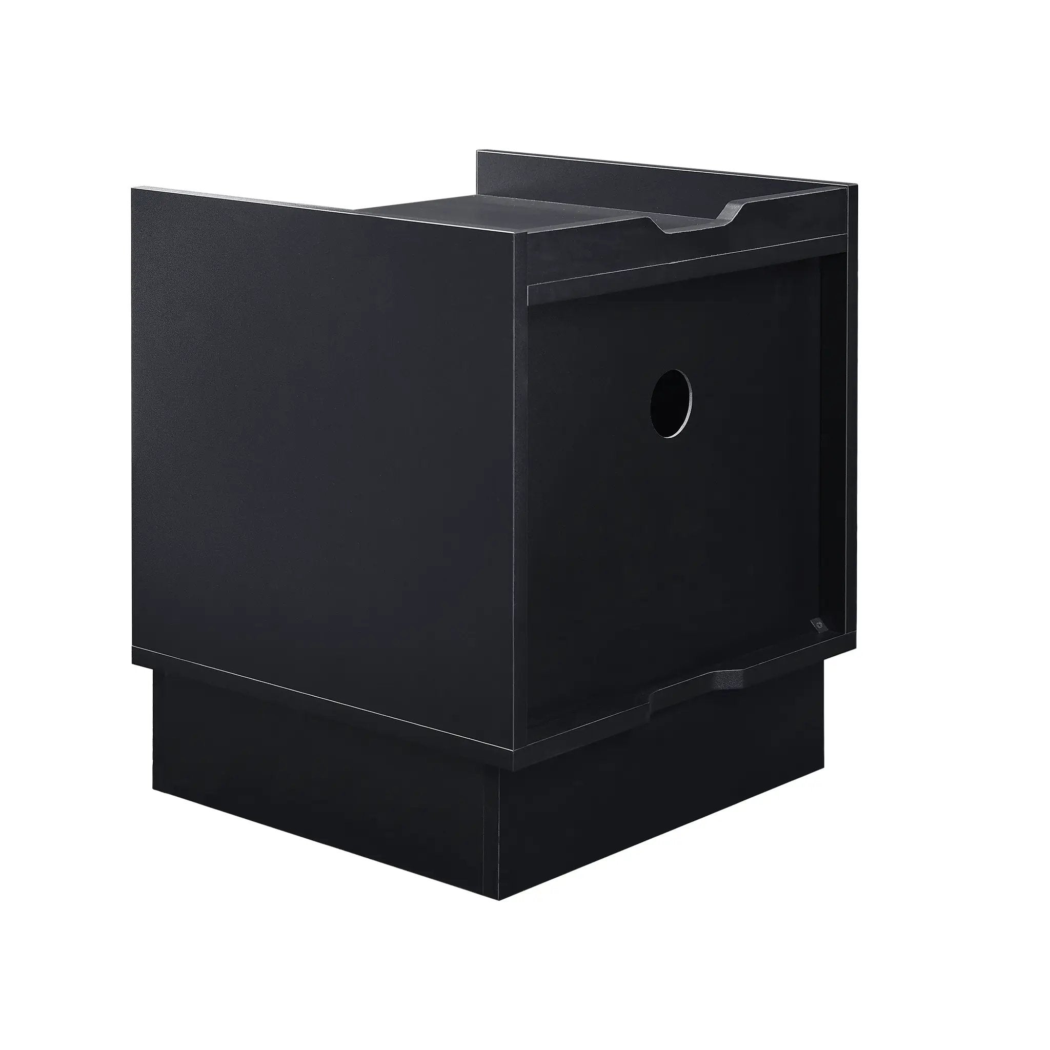 Mid Century Modern Nightstand with Charging Station and LED Lights by HouseOfZazla