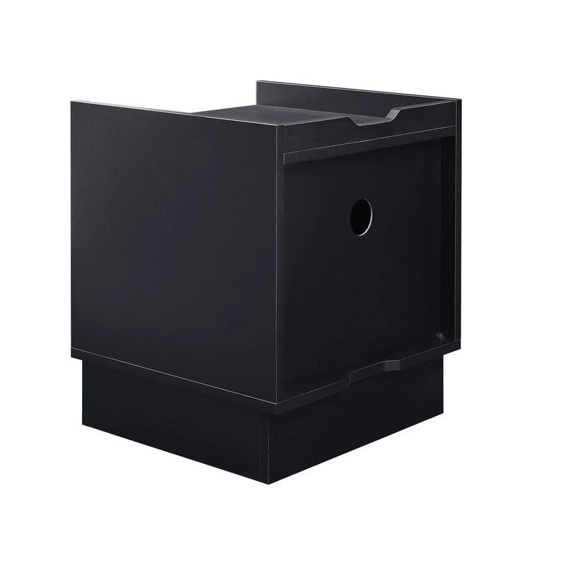 Mid Century Modern Nightstand with Charging Station and LED Lights by HouseOfZazla